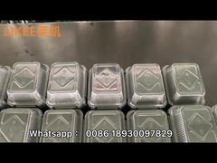 80Ton Fully Automatic Aluminium Foil Container Making Machine 4 Cavities