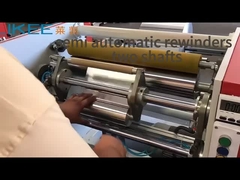 LKWD-450 long life semi-automatic aluminum foil rolling rewinding machine
