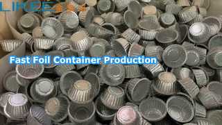 Vận hành máy làm thùng chứa lá nhôm LK-T63