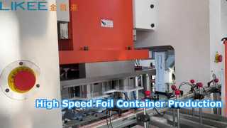 Thử nghiệm ép container lá 80T | Khuôn đựng lá nhôm 450ml