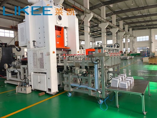 chất lượng  Fully Automatic Aluminum Foil Container Making Machine Stronger H Frame Nhà máy