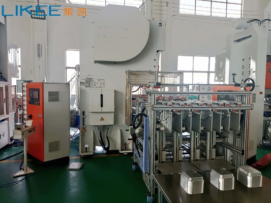 Mua Máy làm khay đựng thực phẩm bằng giấy bạc nhôm 3 khoang, động cơ SIEMENS, tiêu thụ điện 19.8KW online manufacture