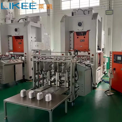 Mua 12000Pcs/h Capacity Aluminium Foil Container Production Line với yêu cầu áp suất không khí 0,8MPa online manufacture