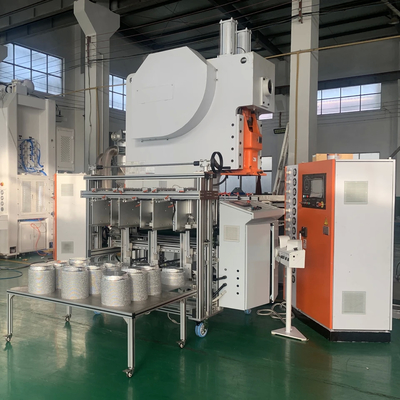Mua Đơn vị hoàn toàn tự động 19.8KW 12000Pcs/Hour Aluminum Foil Container Production Line cho thép thô online manufacture
