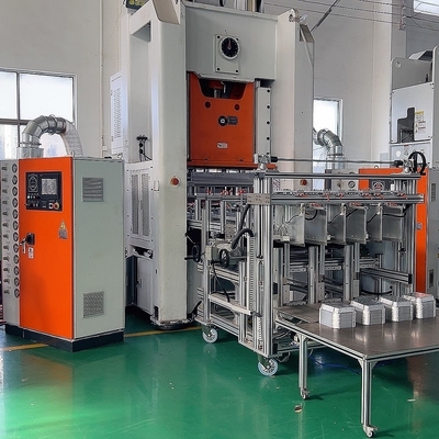 Mua Máy làm khuôn hộp nhôm màu trắng và cam với hành trình 35-68 lần/phút online manufacture