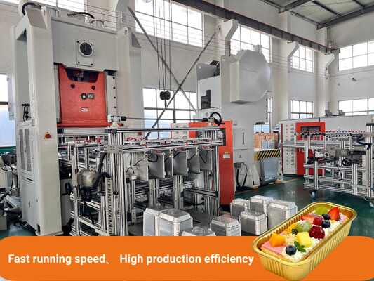 Mua Máy làm hộp nhôm lá LK-T80 với vật liệu khuôn có độ cứng cao, công suất ép 80 tấn và tuổi thọ 10 năm sản xuất trực tuyến