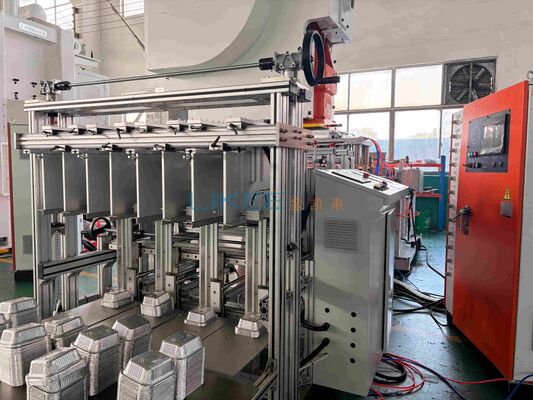 Mua Máy chế tạo thùng chứa giấy nhôm 63 tấn với hỗ trợ sau bán hàng 24/7 và sản lượng 9000-12000 PC / giờ sản xuất trực tuyến