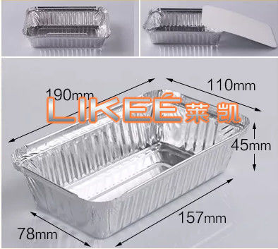 Mua Đồ chứa thực phẩm bằng nhôm hình chữ nhật được tái chế OEM online manufacture