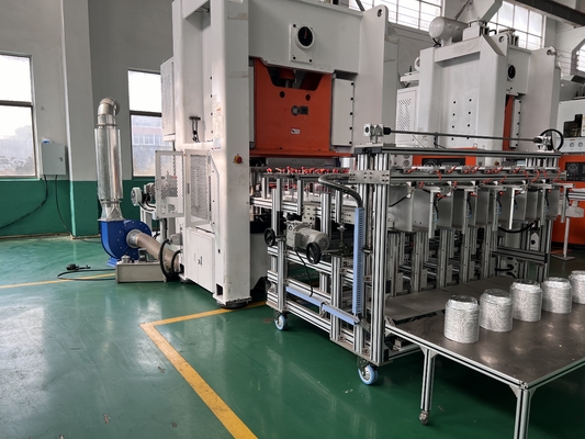 Máy làm khuôn chứa bằng giấy bạc nhôm 80 tấn công suất lớn cho cốc đựng thực phẩm