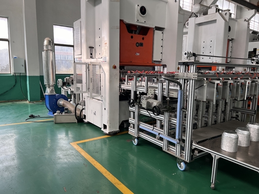 Máy làm cốc nhôm lá mỏng có thể điều chỉnh hành trình 150~260mm cho lá nhôm 0.2mm