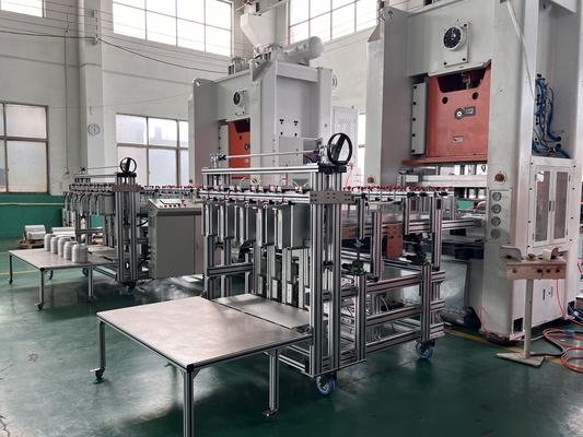 Máy làm cốc nhôm lá 5 khoang dùng một lần, động cơ Simense