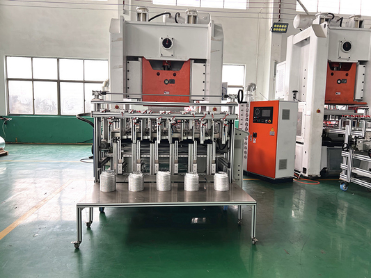 Máy làm hộp nhôm Simense Motor 800KN cho hộp cơm