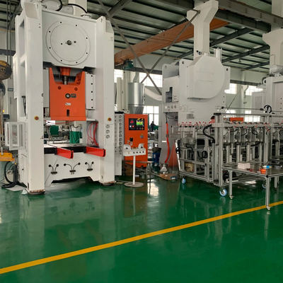 Máy làm hộp đựng thực phẩm bằng giấy nhôm tự động hoàn toàn với 4 khoang