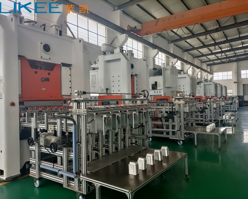 Đường dây sản xuất thùng chứa nhựa nhôm tốc độ làm việc cao 380V 70 đột quỵ với động cơ Simense