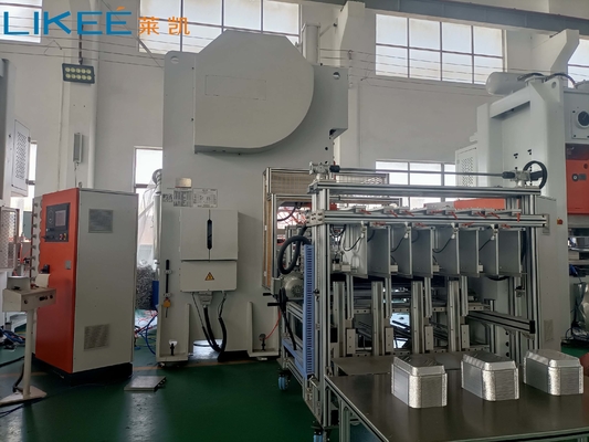 Tốc độ cao 3 khoang nhôm giấy chứa thực phẩm làm máy