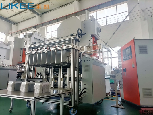 Máy làm khuôn hộp nhôm LK-T63, 9000 chiếc mỗi giờ, dập khuôn chữ C