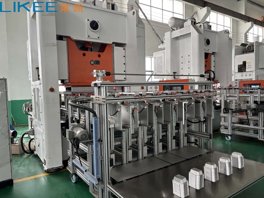 Máy làm hộp đựng thực phẩm bằng giấy nhôm tự động hoàn toàn Siemens Motor