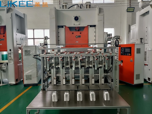 Máy làm khay nhôm điện 5~6 khoang với cấu trúc mở rộng và dày hơn