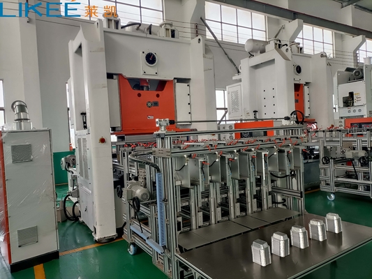 Dây chuyền sản xuất khay nhôm lá 130TON 12000 chiếc/giờ