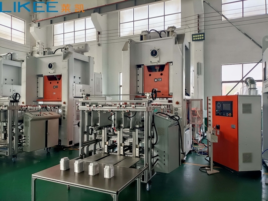 Tự động hoàn toàn 12000 PC / giờ Công suất dây chuyền sản xuất thùng nhôm nhôm với tuổi thọ dài