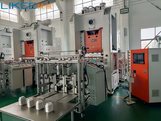 Mistubishi PLC 80Ton Máy chứa nhựa nhôm tự động cho bao bì thức ăn nhanh