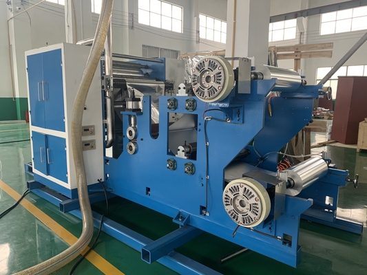 Máy gấp giấy nhôm hình chữ V lồng vào nhau hiệu quả 27kw tự động cho bao bì thực phẩm