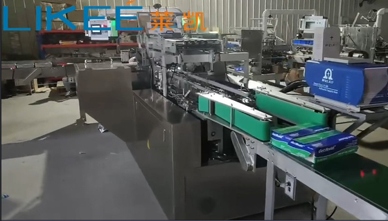 10-50 hộp / phút Máy đóng gói tự động nhựa nhôm được điều khiển bởi PLC cho hộp carton