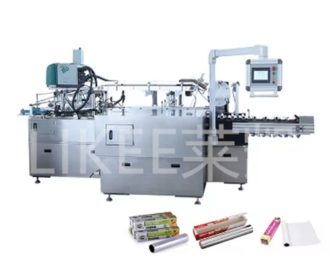 Máy đóng gói hộp cuộn giấy nhỏ tự động cho 360g / m2 Băng trắng
