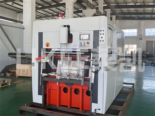 Máy cắt khuôn nắp đậy bằng giấy bạc nhôm tự động với tấm khóa khí nén thủ công