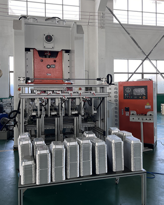 Máy làm hộp nhôm lá thiếc có điều khiển PLC Mitsubishi với tuổi thọ cao