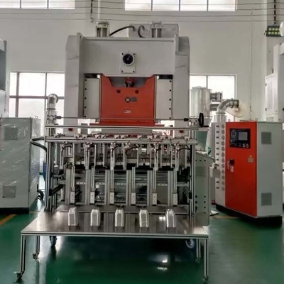 Điện điều chỉnh Feeder nhôm giấy chứa làm máy 4 ~ 5 lỗ 12000pcs / giờ