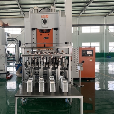 Dây chuyền sản xuất hộp đựng thức ăn mang đi bằng giấy bạc nhôm dùng một lần