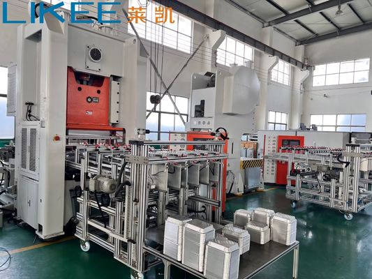 Máy chế tạo thùng nhôm LK-T80 với hệ thống thay đổi khuôn nhanh, Capacity Press 80ton và Mitsubishi PLC Control