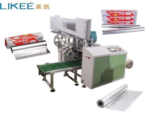 LKWD-450 Máy tự động cuộn lại giấy nhôm gia dụng, tốc độ 350 mét/phút