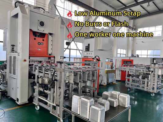 LK-T80 Máy làm giấy nhôm với 80ton Press Capacity, Mitsubishi PLC Control và 12000pcs/hour Output