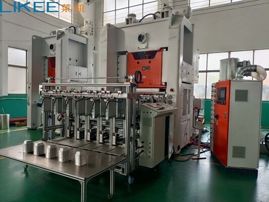 Máy làm hộp nhôm lá 130 tấn dây chuyền máy ép khung H cho sản xuất hàng loạt