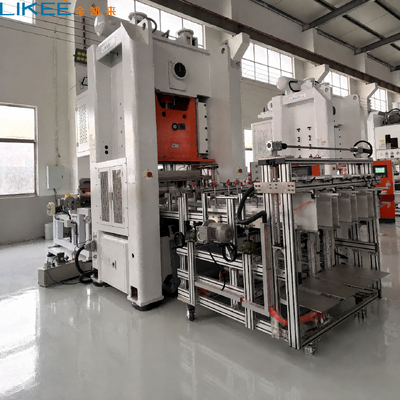 Máy làm hộp nhôm 80 tấn 15 phút thay khuôn nhanh 60 bộ nhớ tham số vận hành một người